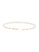 Bracelet 18K Pearl Beaded Cuff Bracelet