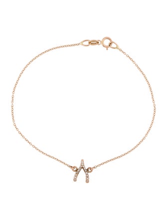 Jennifer Meyer Diamond Mini Wishbone Bracelet