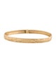 Bracelet 14K Textured Bangle Bracelet