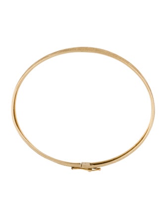 Bracelet 14K Textured Bangle Bracelet