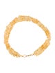 Bracelet 14K Citrine Double Strand Beaded Bracelet