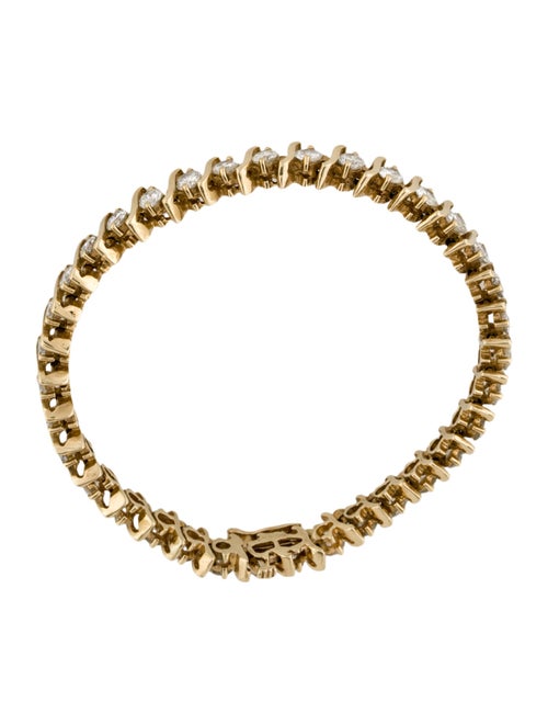 Bracelet 14K 6.30ctw Diamond S Link Bracelet