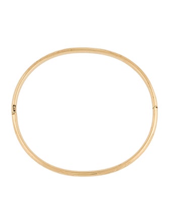 Bracelet 14K Engraved Hinged Bangle Bracelet