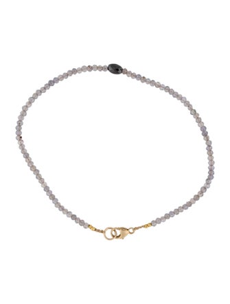 Bracelet 14K Iolite & Diamond Beaded Bracelet