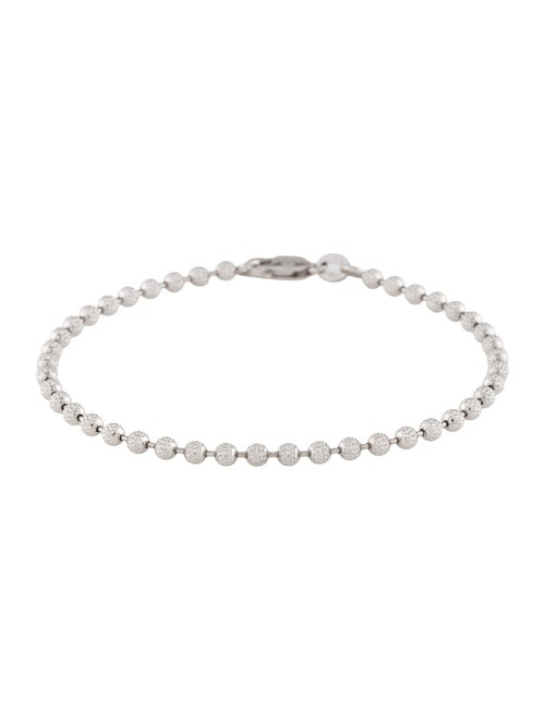 Bracelet 14K Textured Bead Bracelet