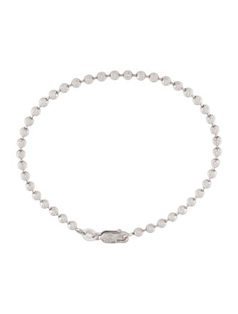 Bracelet 14K Textured Bead Bracelet