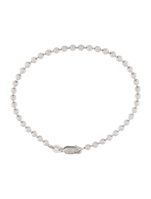 Bracelet 14K Textured Bead Bracelet