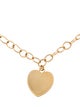 Bracelet 14K Heart Charm Link Bracelet