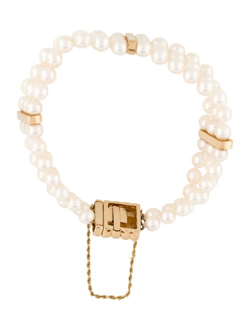 Bracelet 14K Pearl Multistrand Bead Bracelet