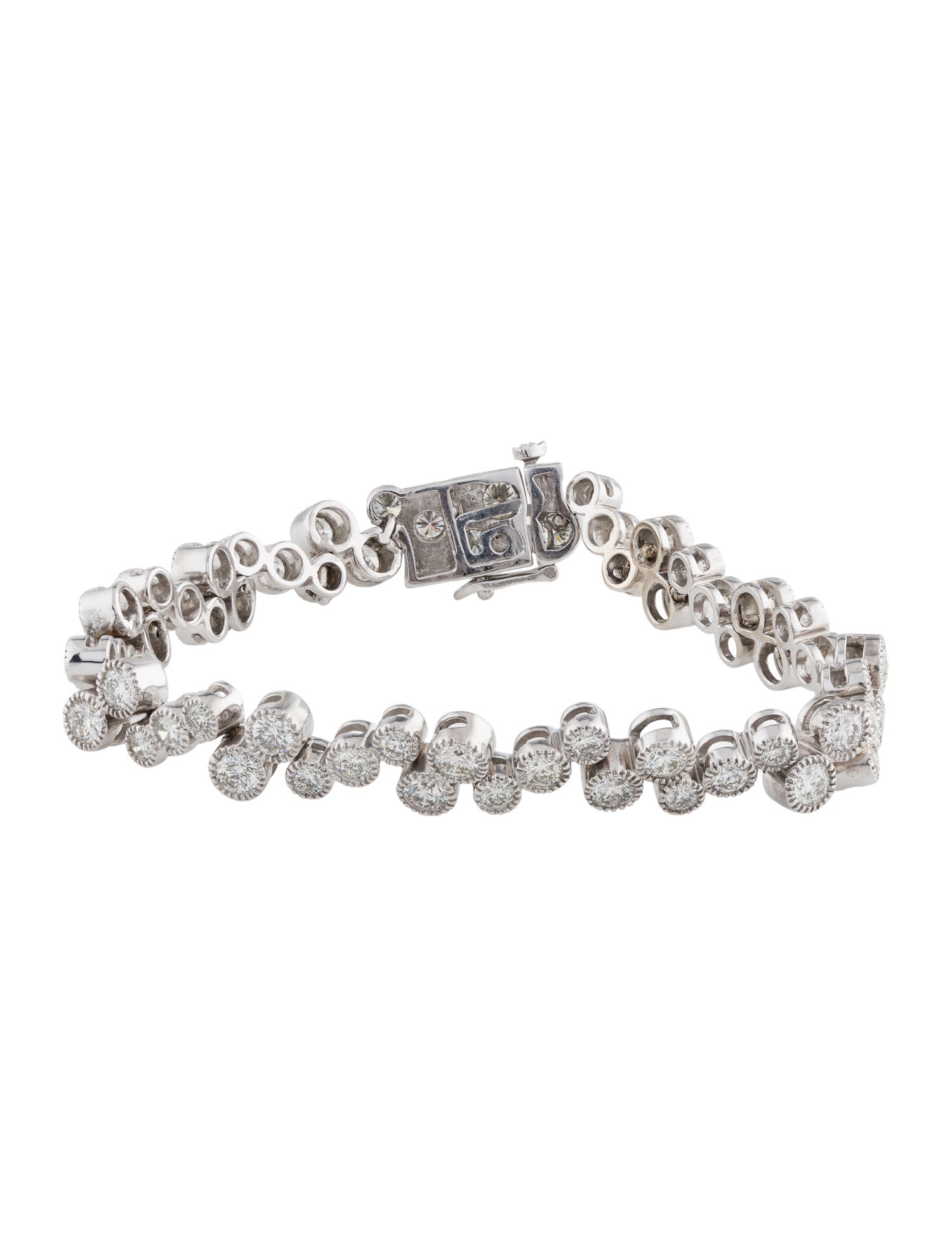 Bracelet 14K 6.30ctw Diamond Tennis Link