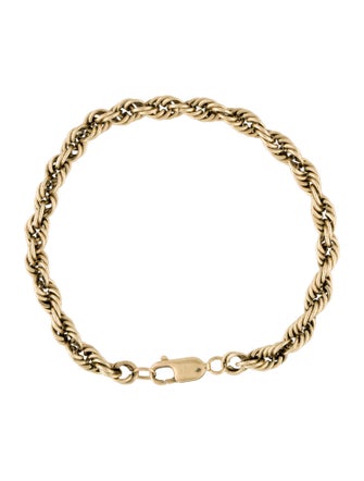 Bracelet 14k Rope Link Bracelet