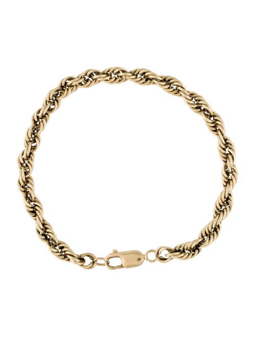 Bracelet 14k Rope Link Bracelet