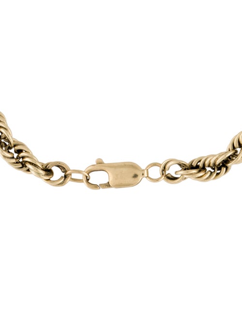 Bracelet 14k Rope Link Bracelet