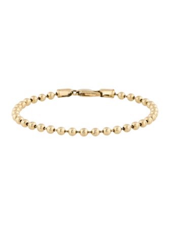 Bracelet 14K Beaded Link bracelet