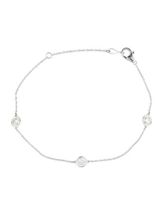Bracelet 14K Diamond Station Bracelet