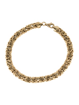 Bracelet 14K Byzantine Link Bracelet