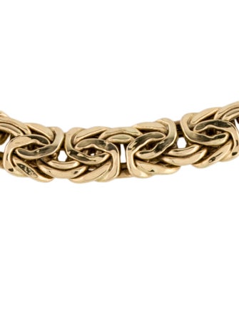 Bracelet 14K Byzantine Link Bracelet