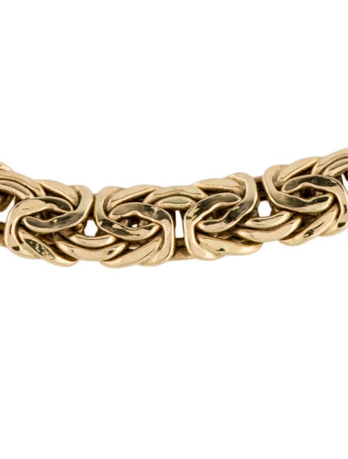 Bracelet 14K Byzantine Link Bracelet