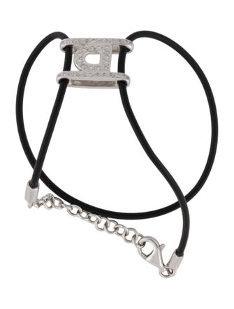 Bracelet 18K Diamond "D" Station Wrap Bracelet