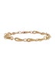 Bracelet 14K Textured Link Bracelet