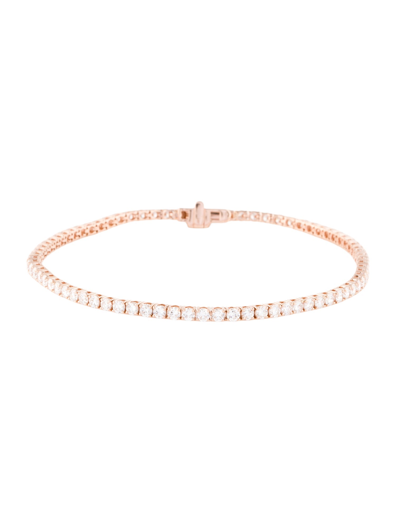 Bracelet 14K 3.89ctw Lab-Grown Diamond Tennis