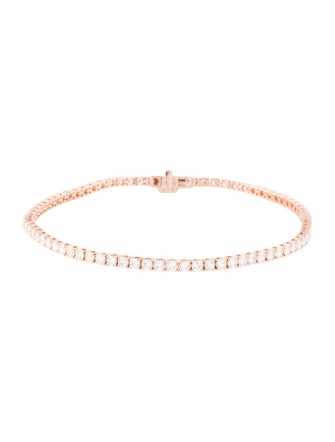 Bracelet 14K 3.89ctw Lab-Grown Diamond Tennis Bracelet