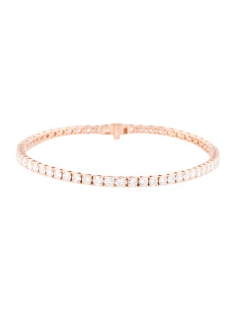 Bracelet 14K 6.18ctw Lab-Grown Diamond Tennis Bracelet