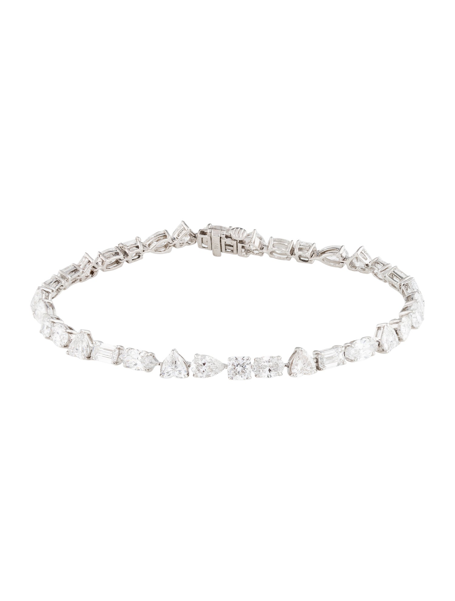 Bracelet 14K 10.69ctw Lab-Grown Diamond Link Bracelet