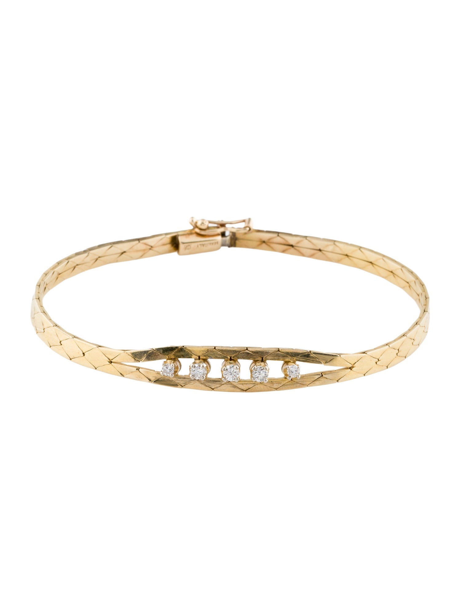 Bracelet 14K Diamond Link