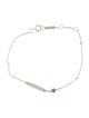 Bracelet 14K Emerald & Diamond Link Bracelet