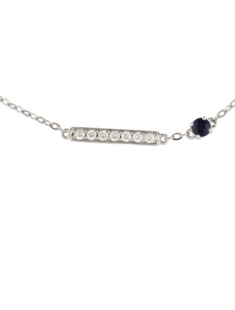 Bracelet 14K Sapphire & Diamond Station Bracelet