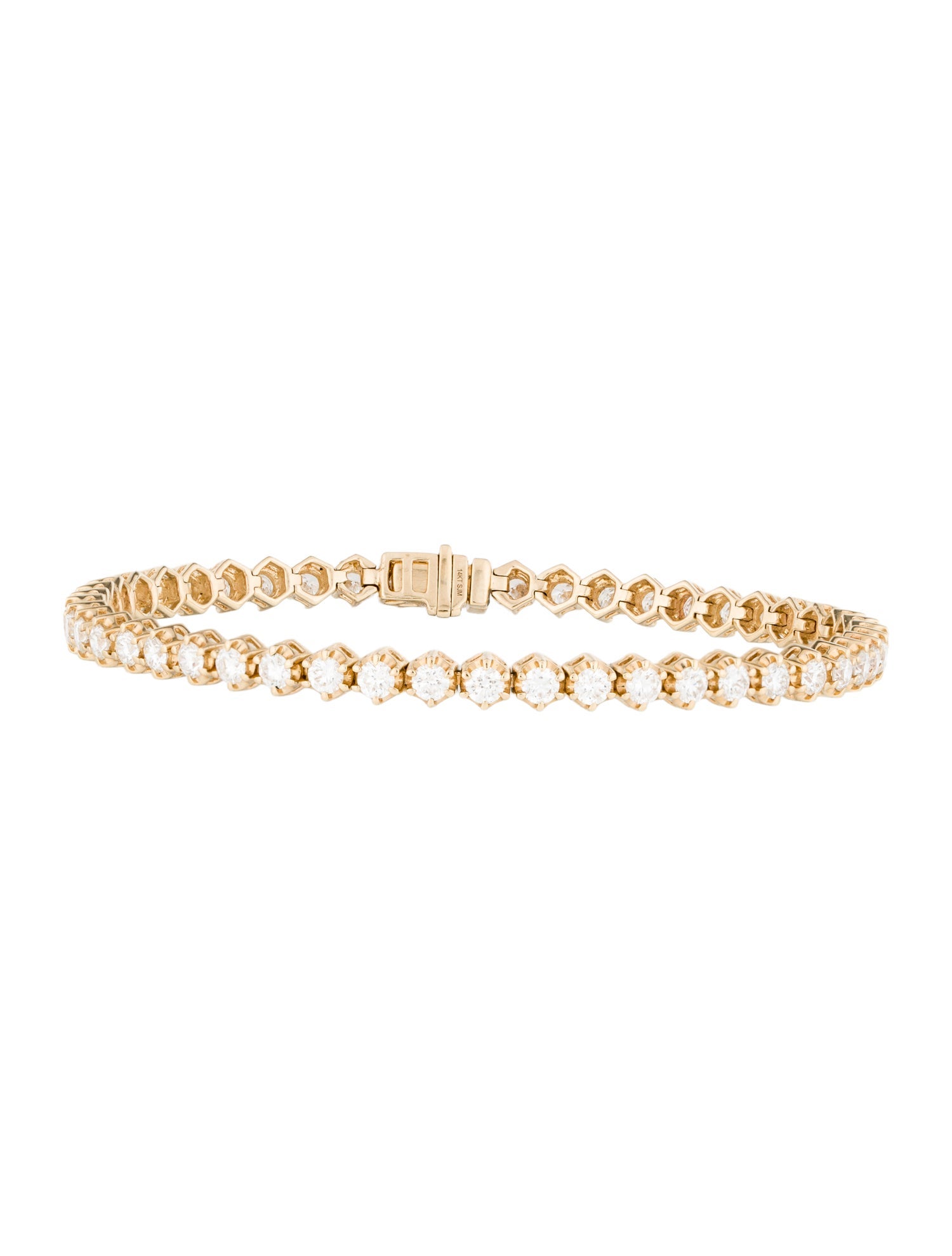 Bracelet 14K 4.00ctw Diamond Tennis