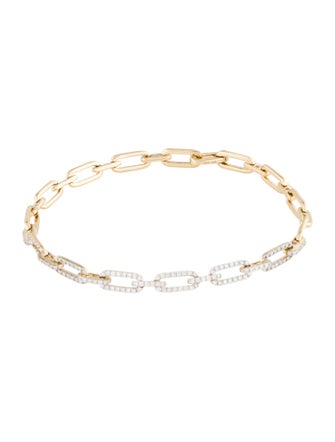 Bracelet 14K Diamond Link Bracelet