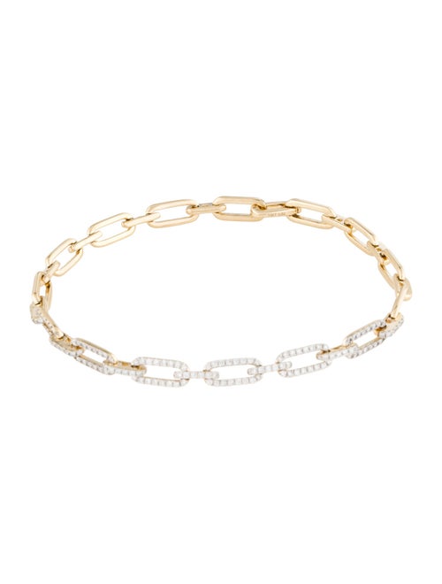 Bracelet 14K Diamond Link Bracelet