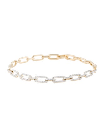 Bracelet 14K Diamond Link Bracelet