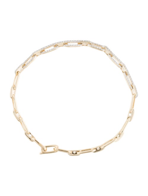 Bracelet 14K Diamond Link Bracelet