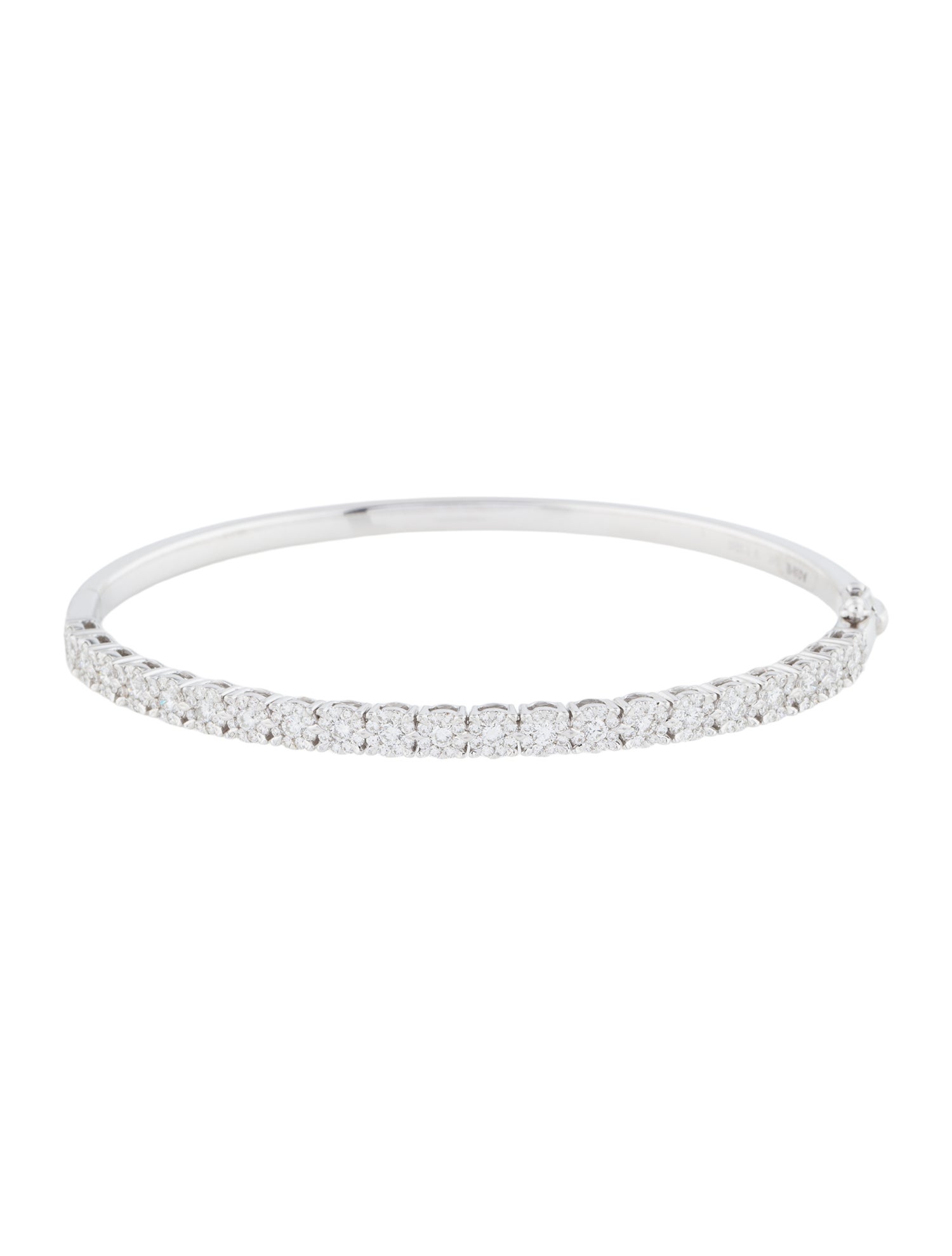 Bracelet 14K 1.50ctw Diamond Hinged Bangle