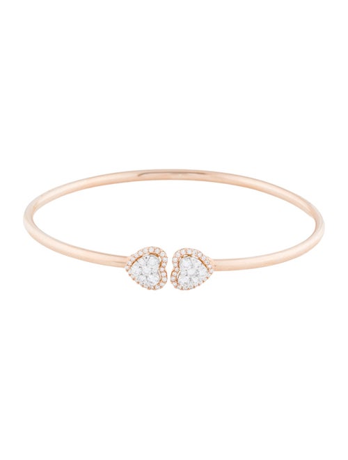 Bracelet 14K Diamond Flex Cuff Bangle