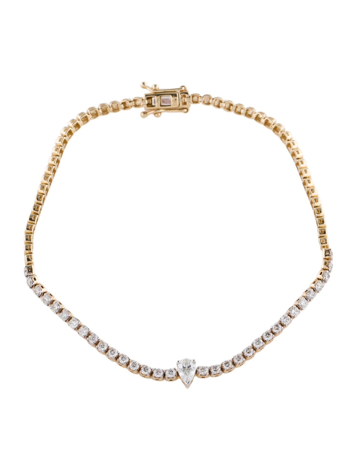 Bracelet 14K 1.00ctw Diamond Link