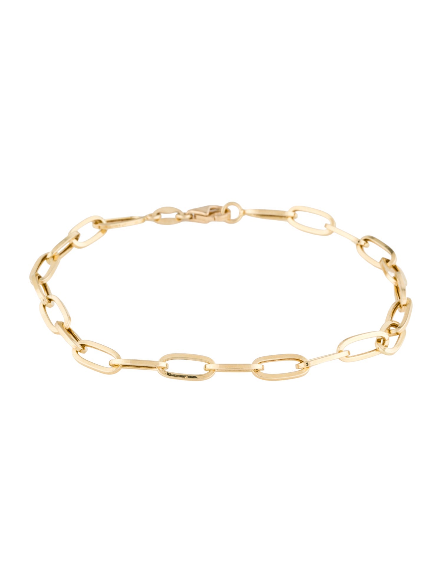 Bracelet 14K Paperclip Link Bracelet