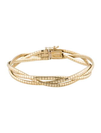 Bracelet 14K Flex Twist Hinged Bracelet