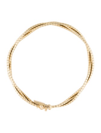 Bracelet 14K Flex Twist Hinged Bracelet