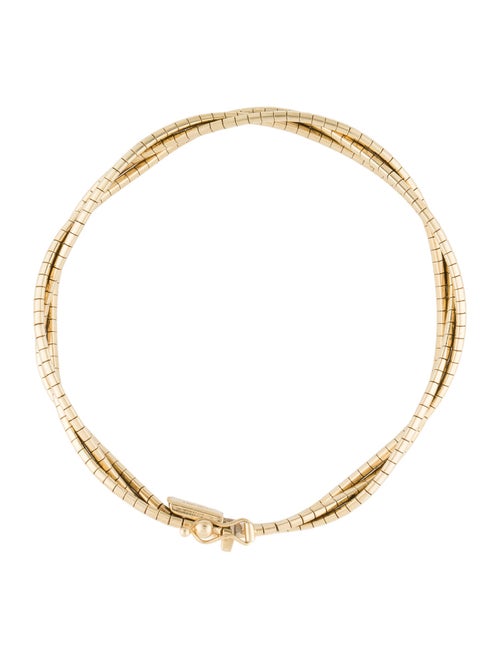 Bracelet 14K Flex Twist Hinged Bracelet