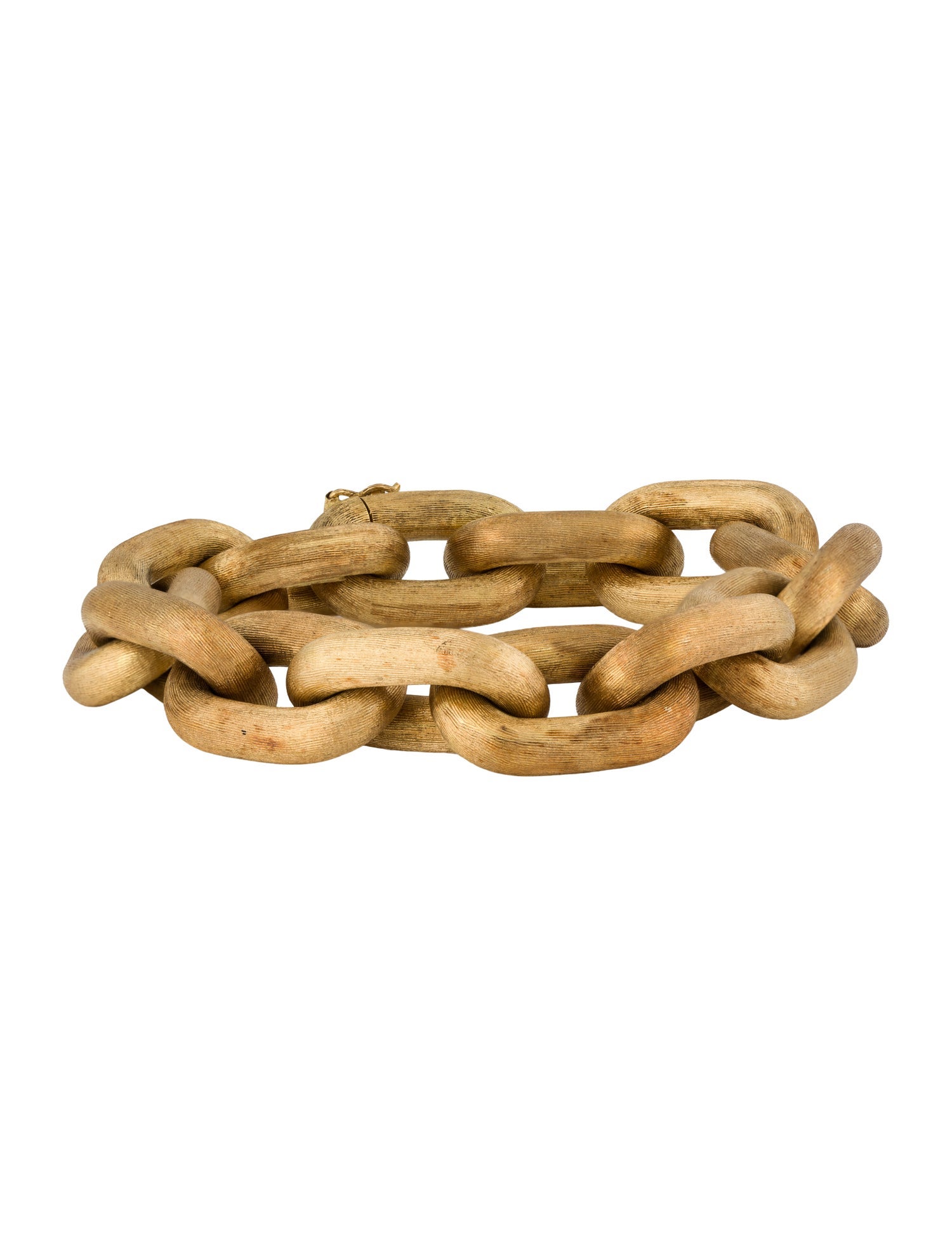Bracelet 18K Textured Chain Link