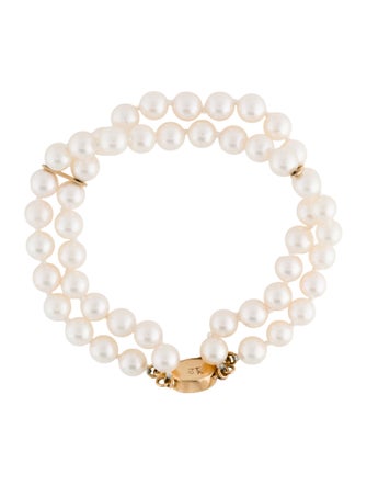 Bracelet 14K Pearl Double-Strand Bracelet