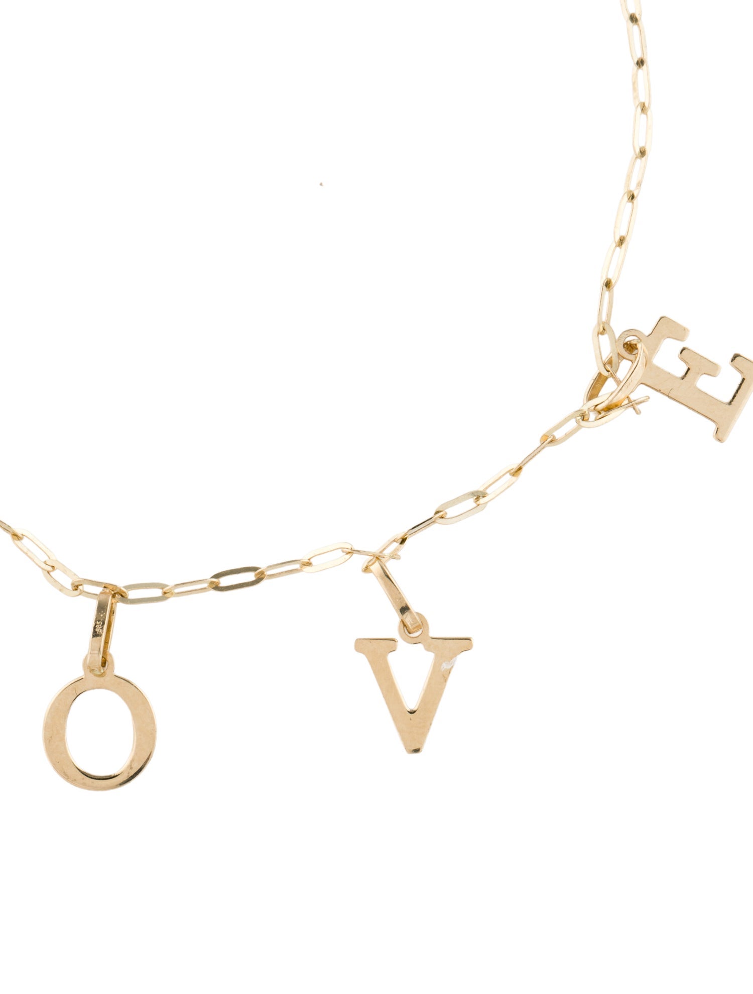 Bracelet 14K 'LOVE' Charm