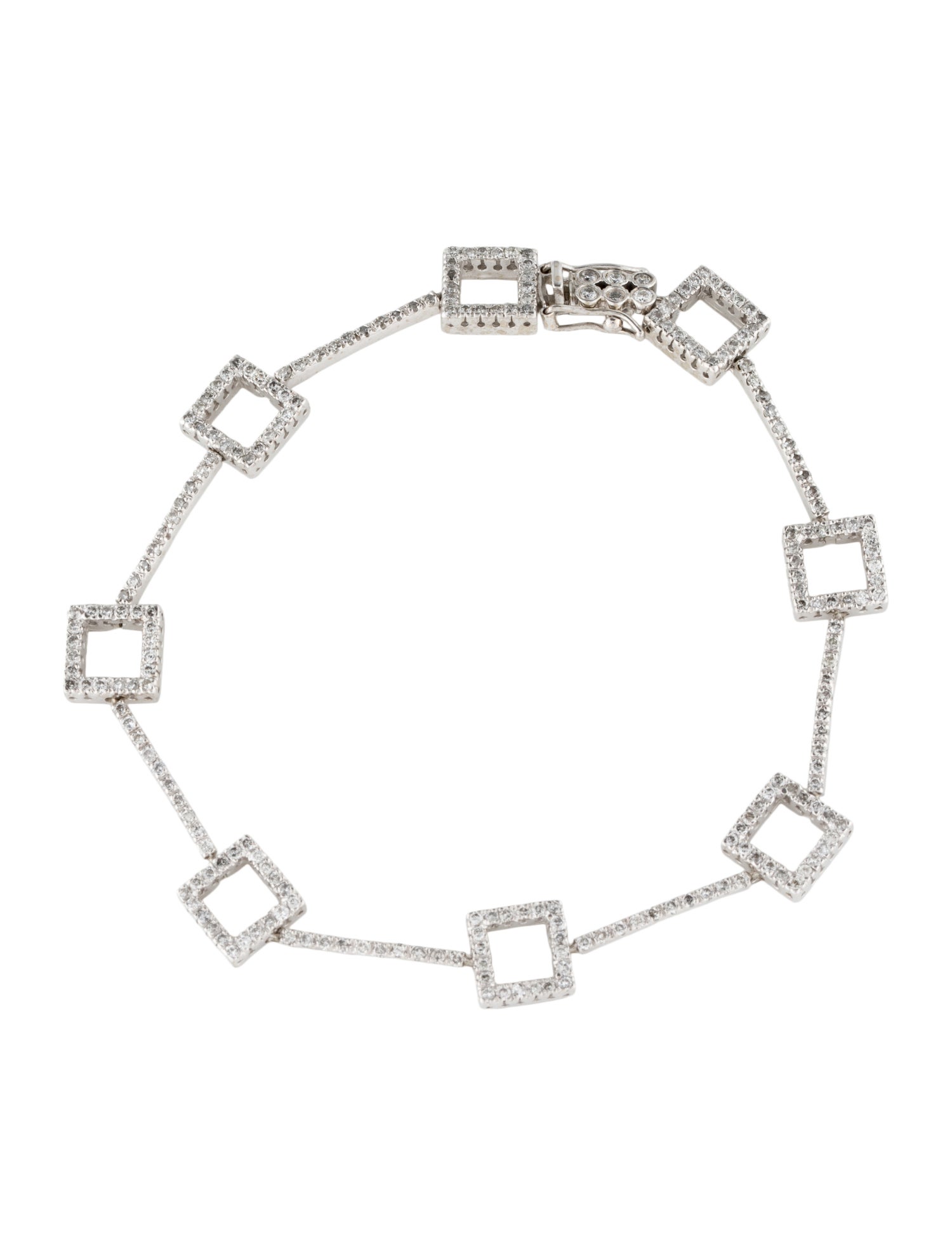 Bracelet 14K 1.45ctw Diamond Link
