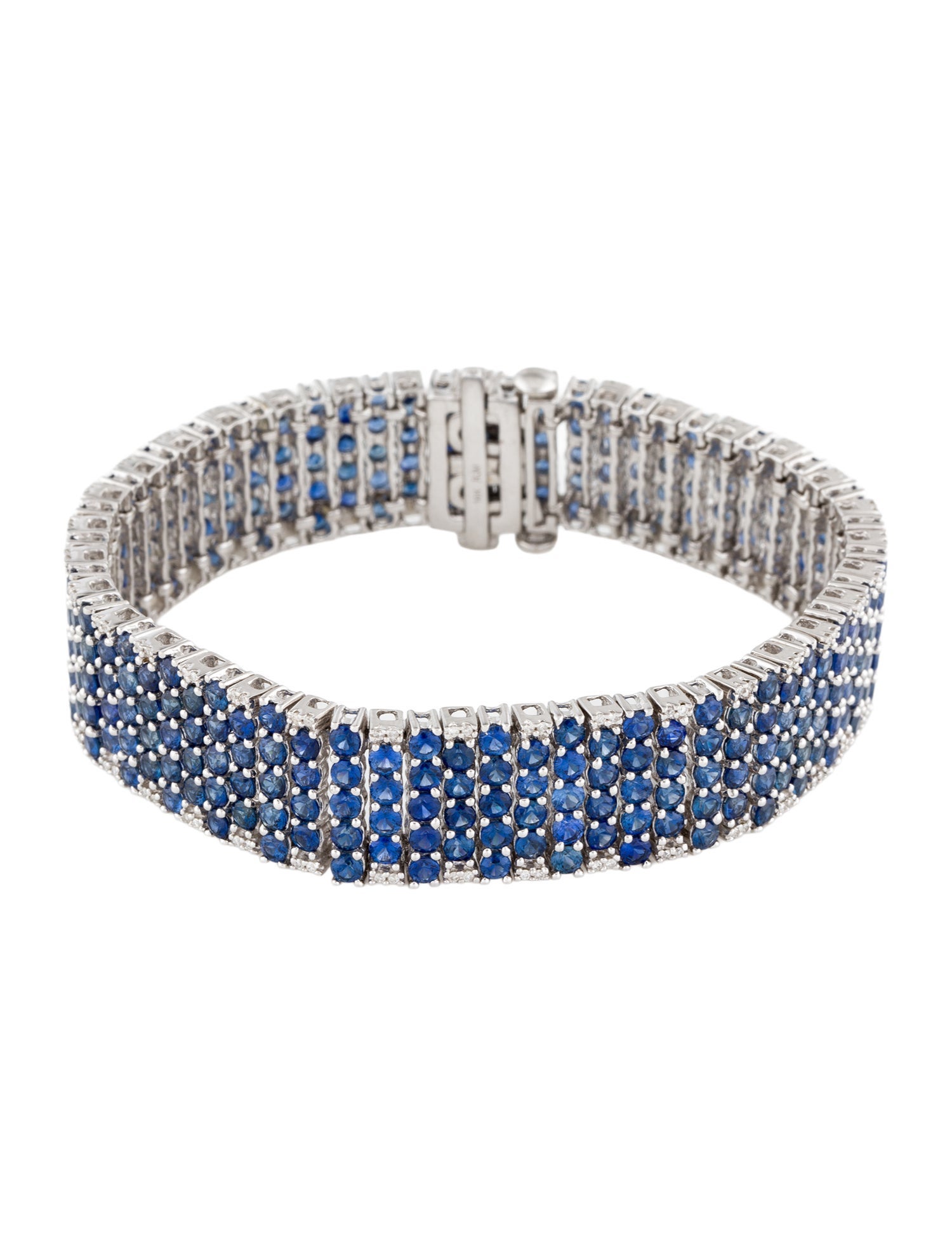 Bracelet 14K 20.80ctw Sapphire and Diamond