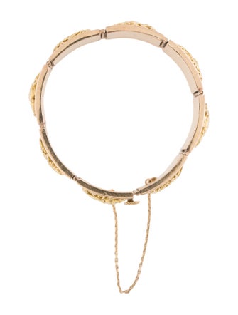 Bracelet Engraved Link Bracelet