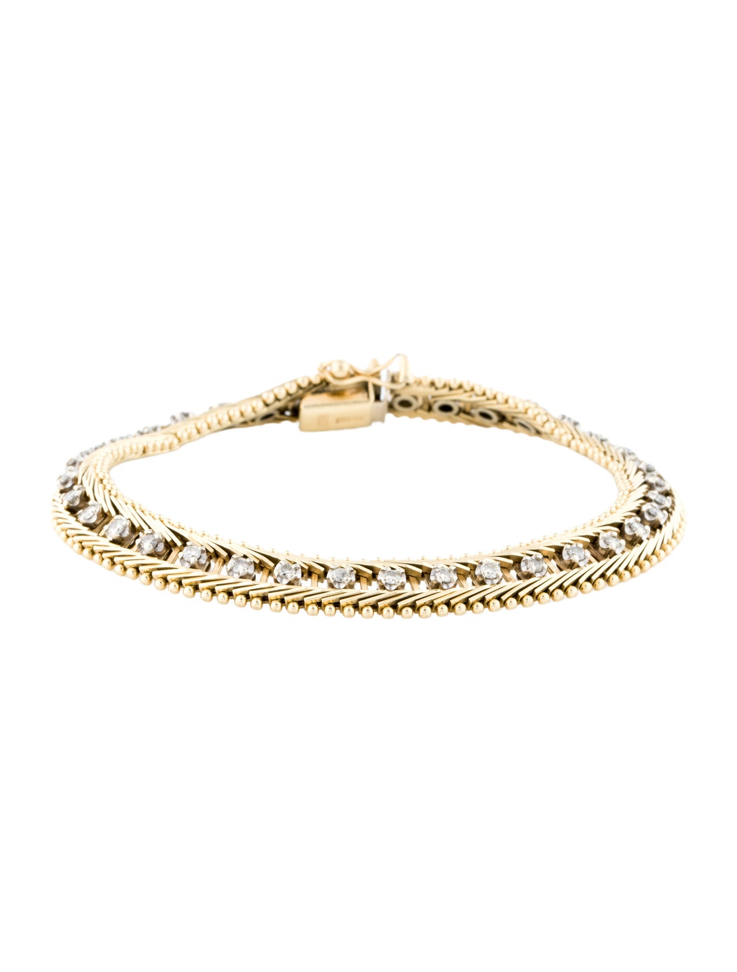 Bracelet 14K Diamond Link